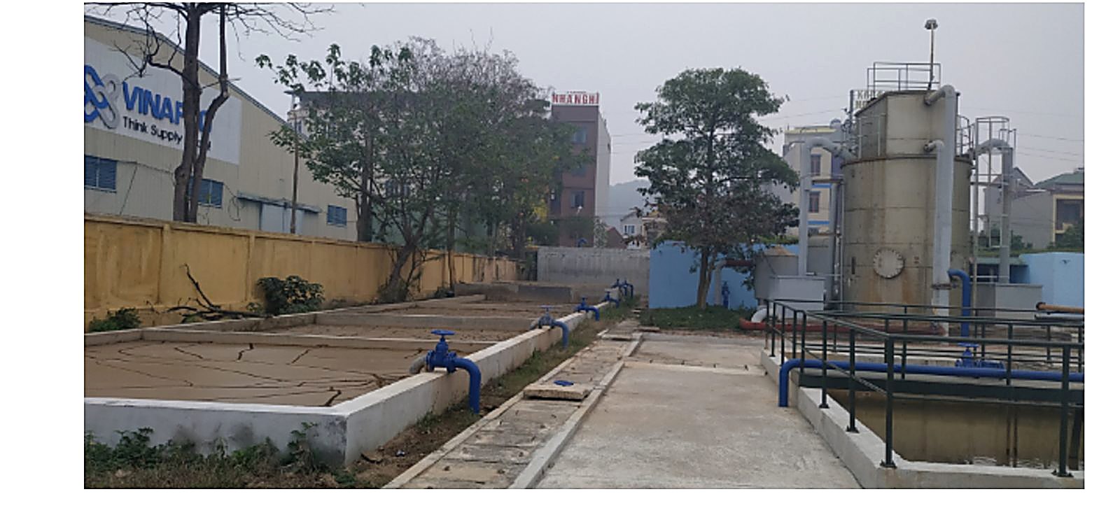 Khuôn viên trạm xử lý nước sạch KCN Tiên Sơn, Bắc Ninh